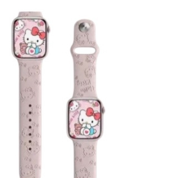Hello Kitty Pink Smart Watch Band Pink New - Picture 1 of 3